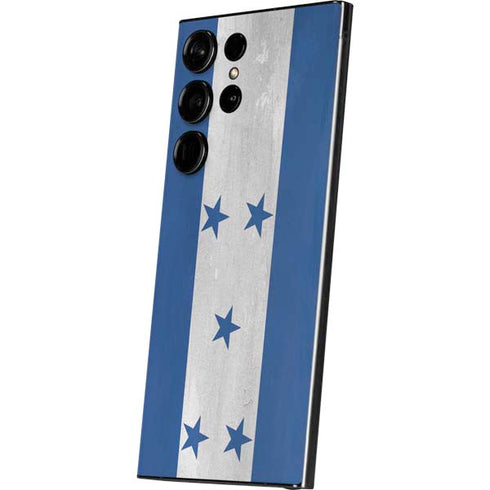 Honduras Flag Distressed Galaxy S25 Ultra Skin